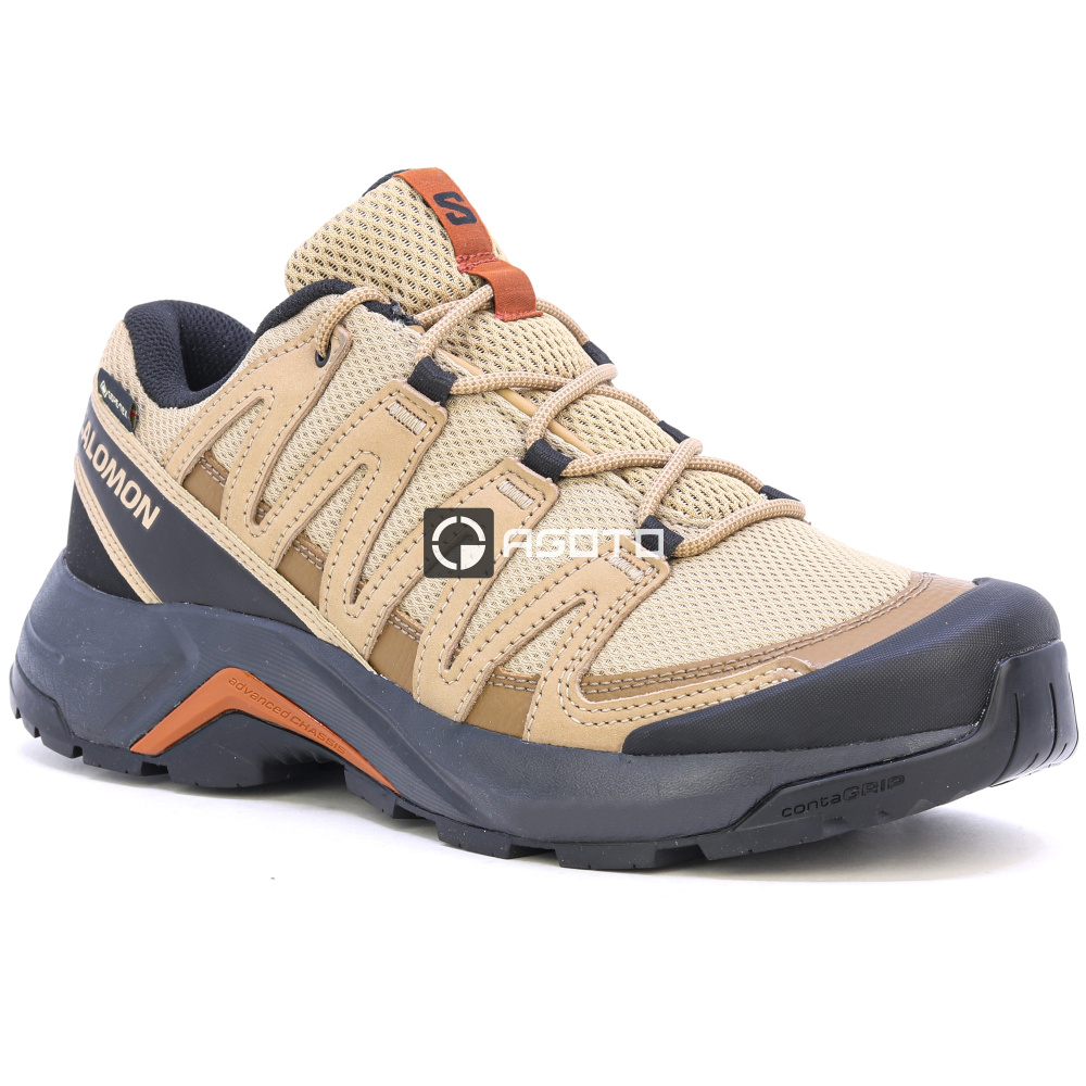 detail SALOMON X-Adventure Recon GTX béžová pánská outdoor obuv membrána Gore-Tex®