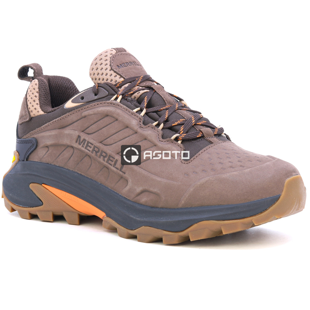 detail MERRELL Moab Speed 2 Ltr Wp Mole hnědá pánská kožená outdoor obuv