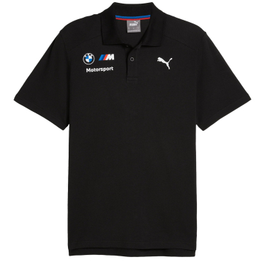 PUMA BMW Motorsport Motions POLO černé pánské triko 100% Ba