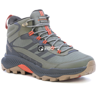 MERRELL SPEED STRIKE 2 MID WP olivová pánská outdoor obuv