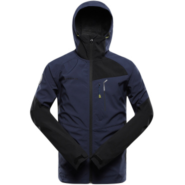 ALPINE PRO Esprit modrá pánská softshell bunda DWR 8000 mm