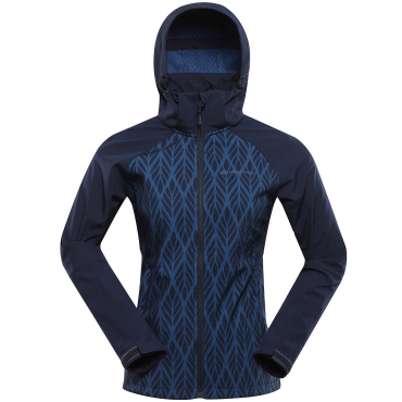 ALPINE PRO Hoora modrá dámská softshell bunda