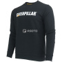 nahlad CATERPILLAR Midweight Crewneck černá pánská mikina