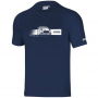 náhled SPARCO T-Shirt WRT M-Sport modré pánské triko 100% Ba